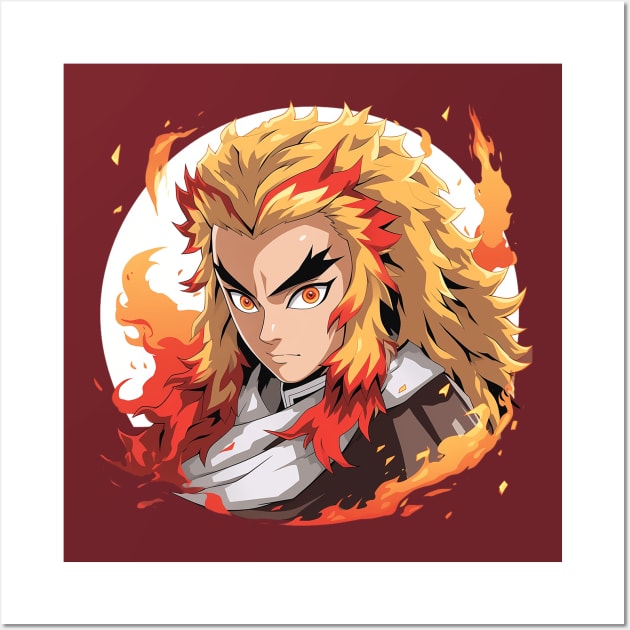 rengoku Wall Art by pokermoment